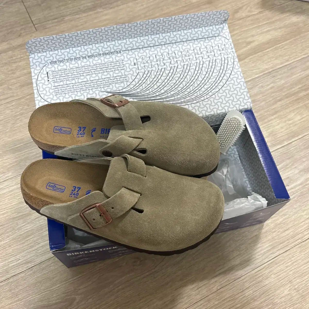 雷市場（ポンジャン）商品韓国直送】 BIRKENSTOCK(ビルケンシュトック) ボストン トープ 37 サイズ - メルカリ