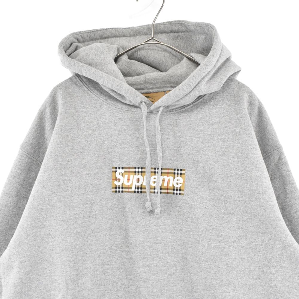 Supreme x Burberry パーカー グレー 【公式通販】