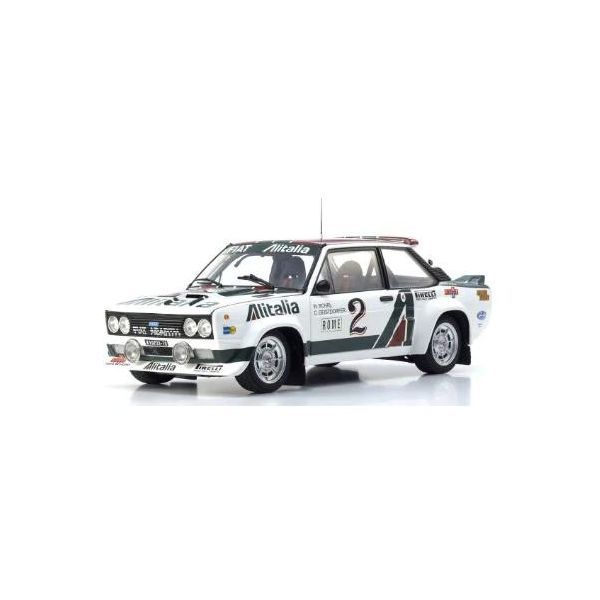 7営業日以内発送 京商 4548565425914 KS08376G 京商オリジナル 1 18 フィアット 131 アバルト 1978 モンテカルロ ＃2 沖縄離島販売不可