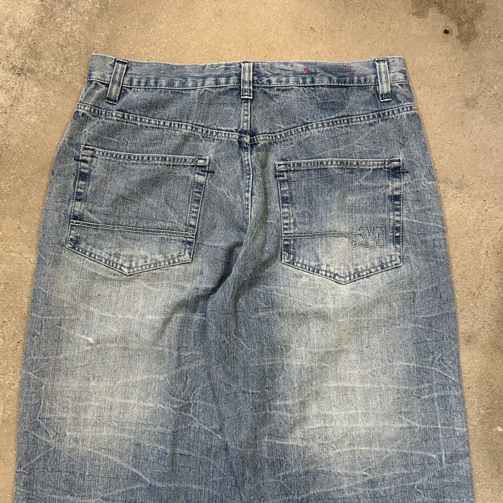 USA古着デニムパンツ 36×30 MECCA メッカ ワイド バギー