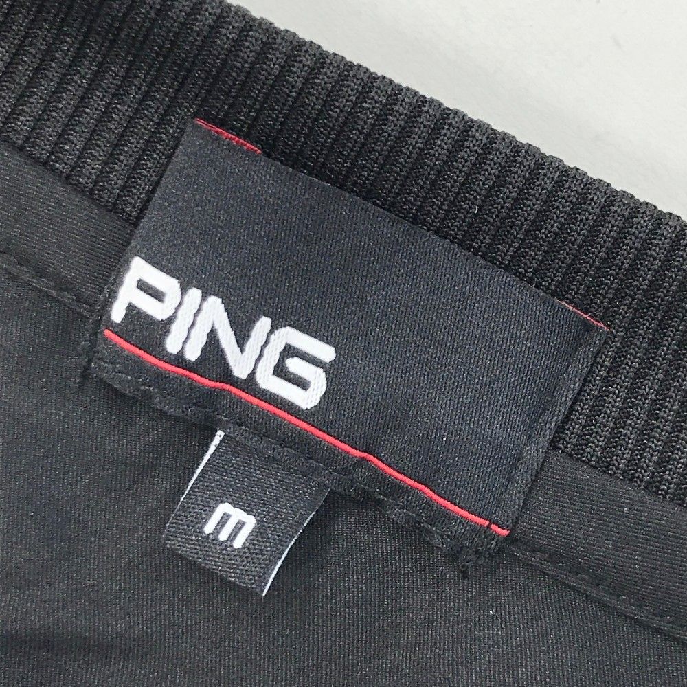 サイズ：M PING ピン 2024年モデル ブルゾン ブラック系