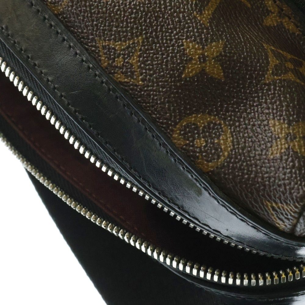 LOUIS VUITTON モノグラムマヒナ ブラック レザー ゴールド金具 LOUIS VUITTON (ルイヴィトン) モノグラムマカサー トーレス