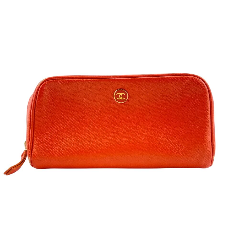 5％OFF フォロワークーポン！！】CHANEL シャネル ココボタン ポーチ  