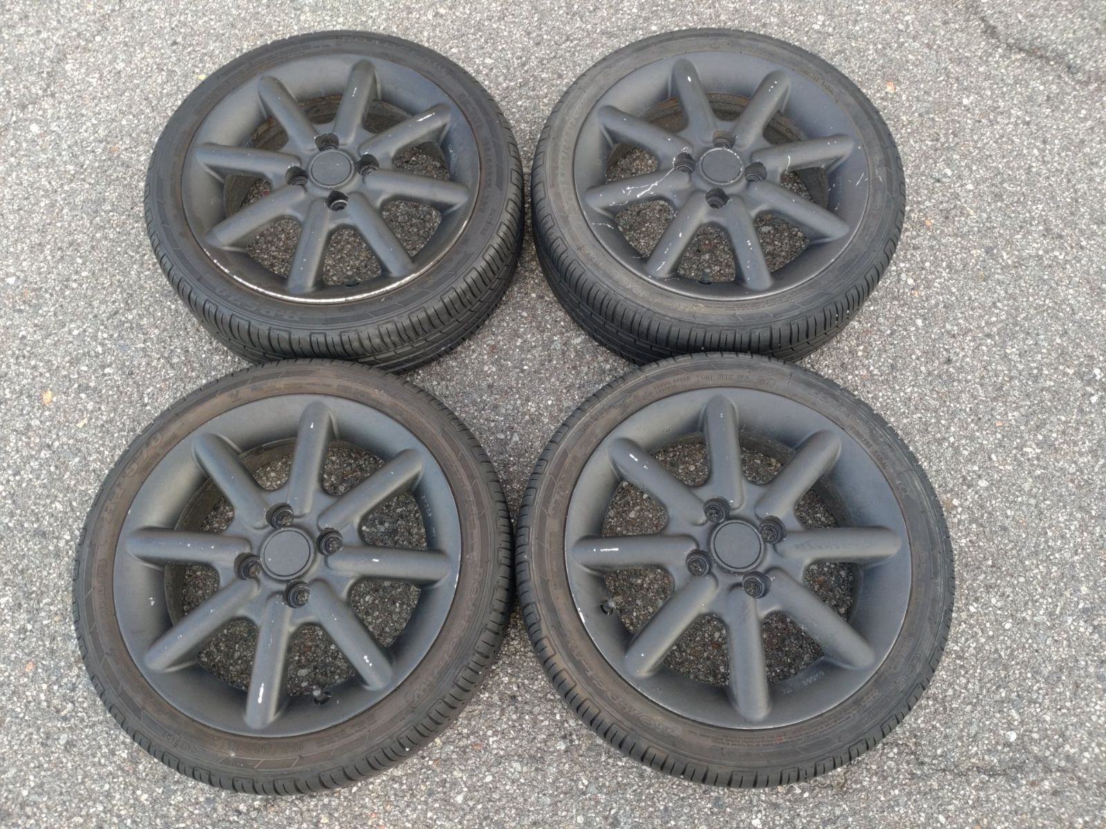 ENKEI製 日産 NISSAN 純正 オーテック キューブ 15インチ 5.5J 50 100-4H ＆ROADCLAW PP570 165 50R15 4本セット