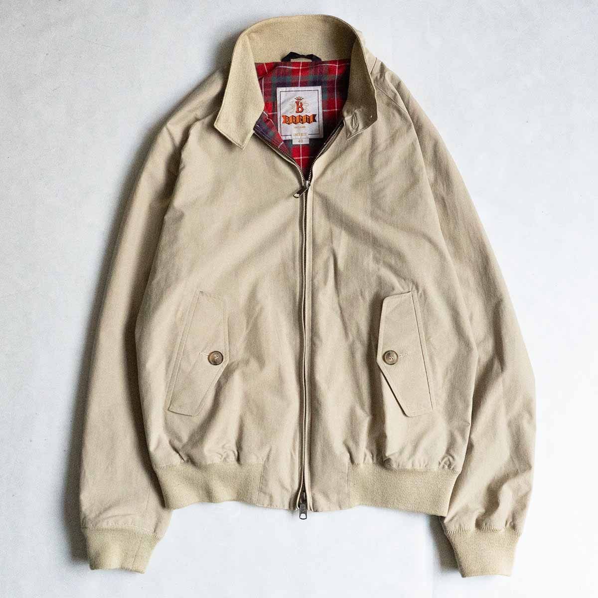 定番 BARACUTA G9 スウィングトップ ハリントンジャケット 40 バラクータ ナチュラル イングランド製 25041033