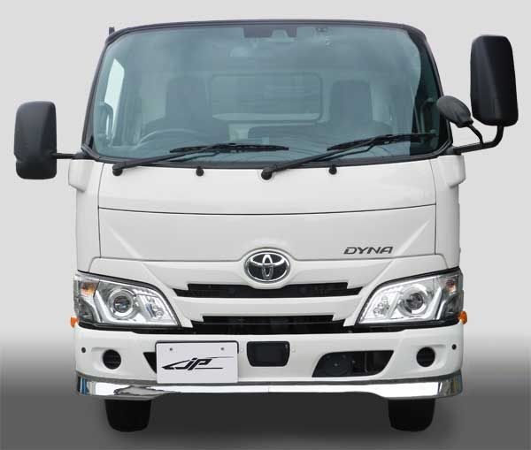 トヨタ ダイナ 標準車 中期・後期 メッキ サイド ガーニッシュ 2ピース 平成14年7月～平成23年6月 ABS製 メッキ加工 純正交換 トヨタ ダイナ 標準 メッキ フロント サイド パネル