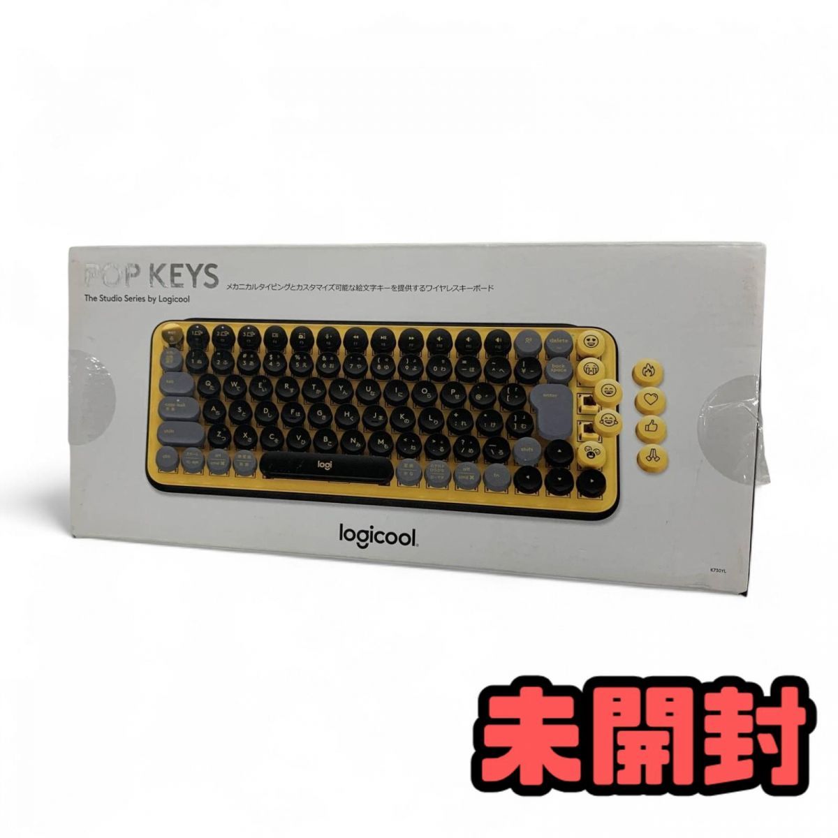 未開封 メカニカル キーボード ワイヤレス Logicool ロジクール K730YL AMK839054相