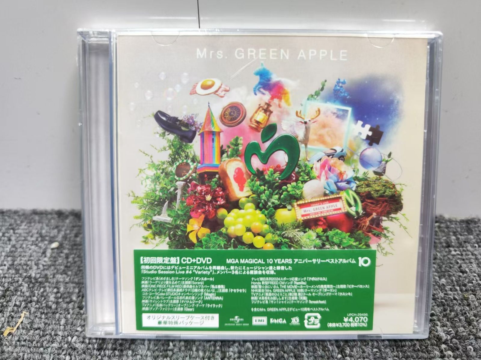 Mrs. GREEN APPLE 初回限定盤CD＋DVD 10【初回限定盤】【CD】【Blu-ray】 – Mrs. GREEN APPLE