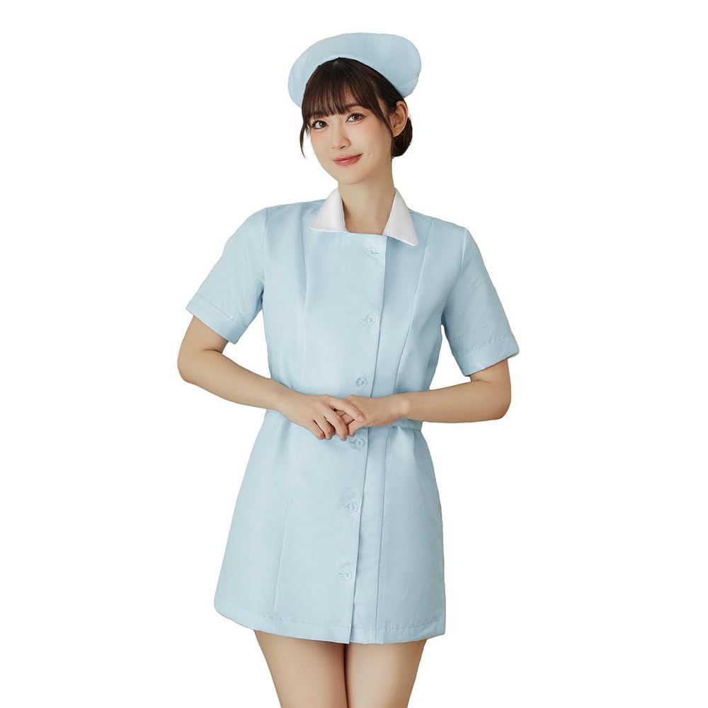 【在庫セール】コスプレ 仮装 ハロウィン ナース ナース服 制服 レディース [ブライトララ] ハロウィンコスプレ 大人 女性 コスチューム ...