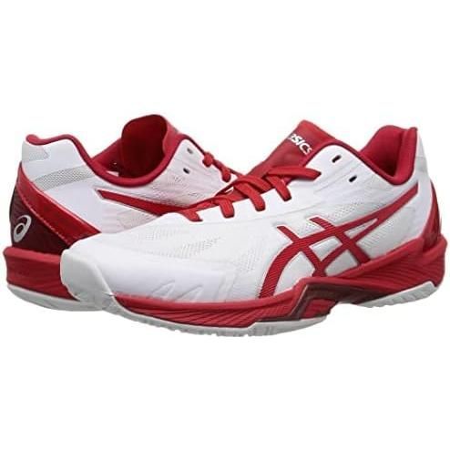 ASICS バレーボールシューズ ホワイト/レッド アシックス(ASICS) バレーボールシューズ V-SWIFT FF 3 1053A042