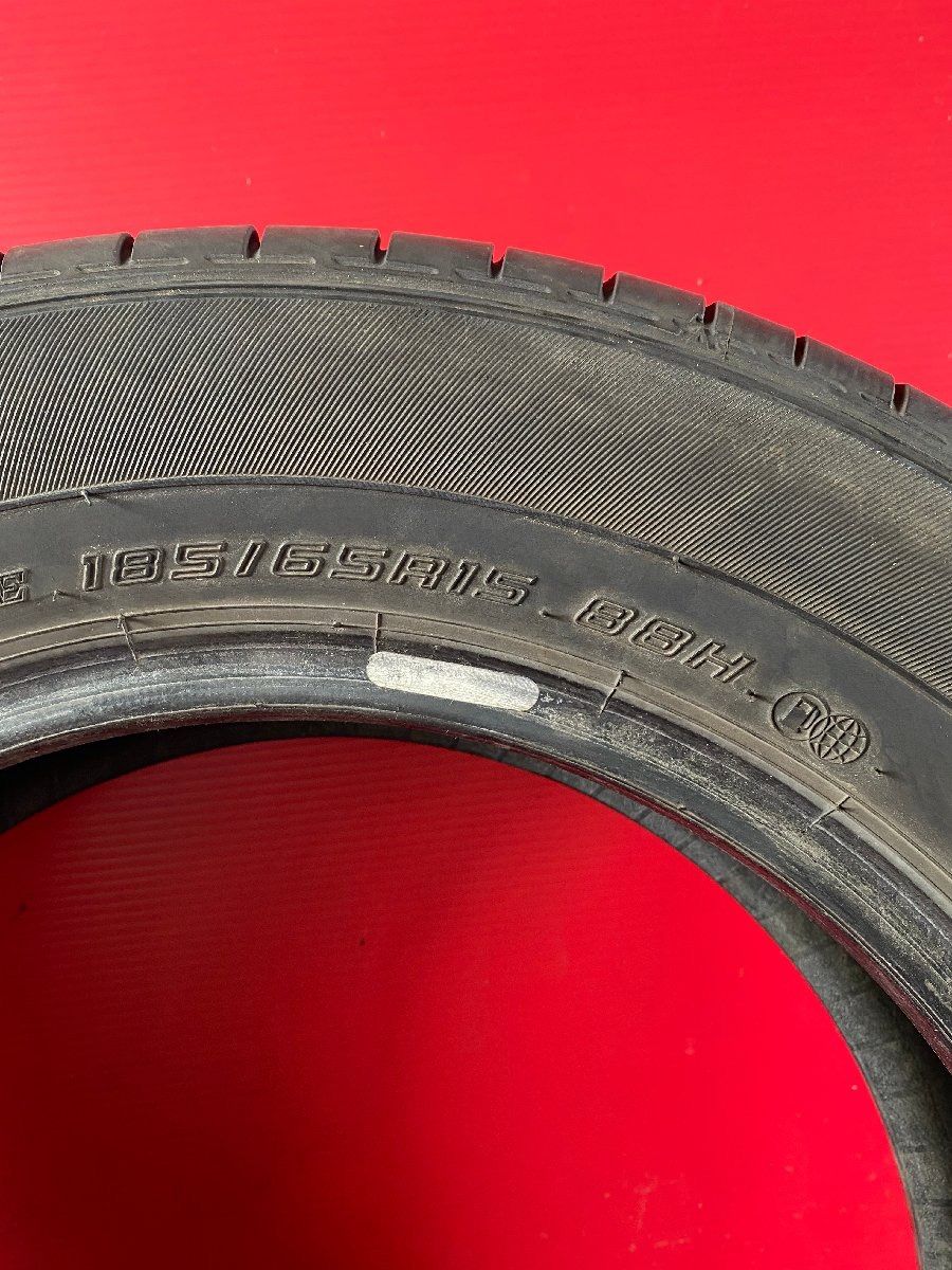 中古サマータイヤ【185/65R15 DUNLOP EC300+ 2019年製↑ 7分山↑】 4本
