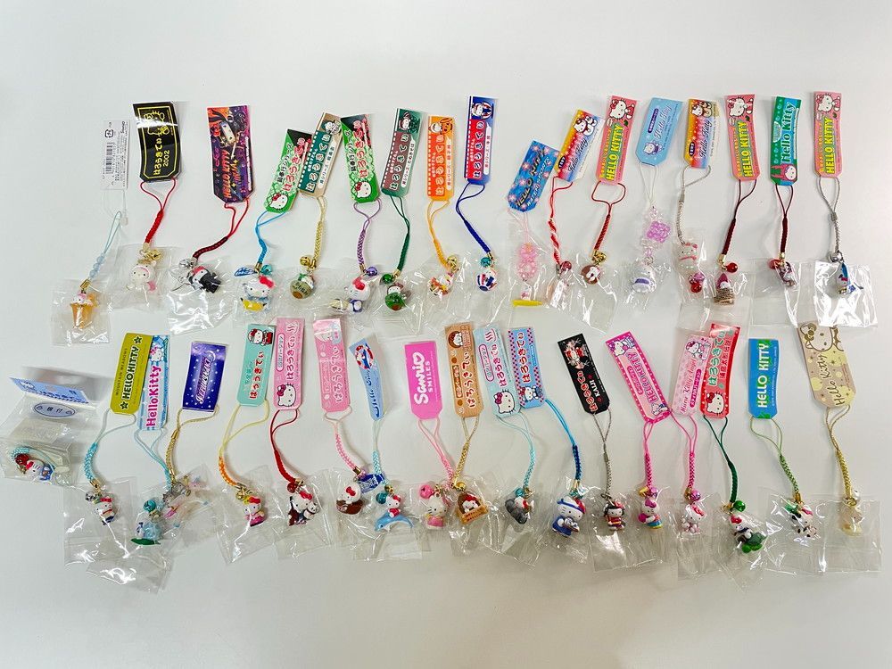 ●サンリオ HELLO KITTY ハローキティ ご当地 根付け ストラップ 35個セット ♥品