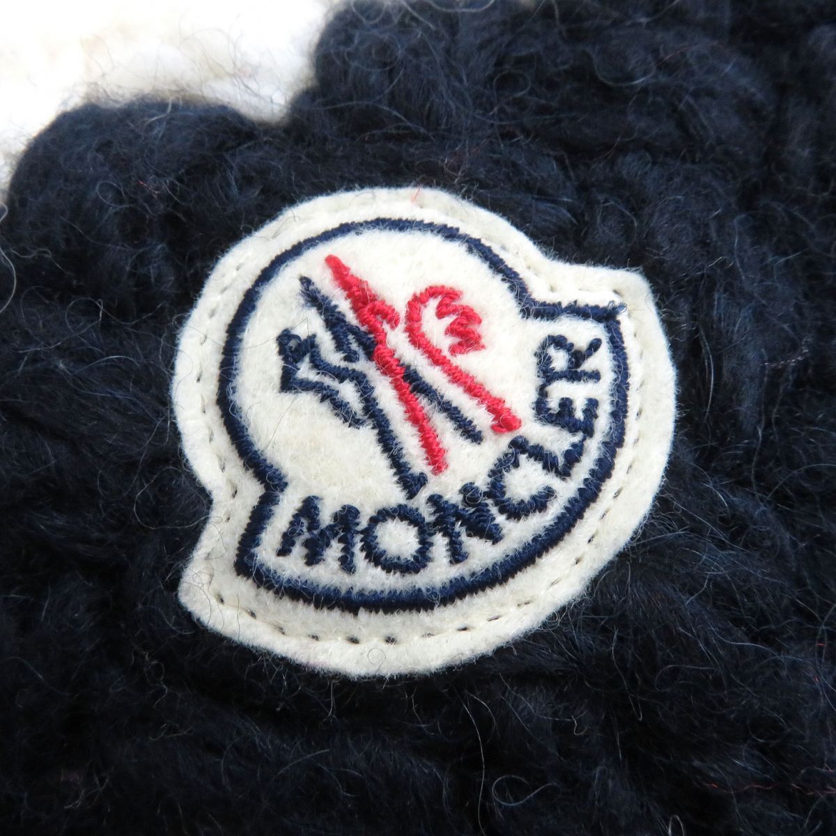 極美品△国内正規品 MONCLER モンクレール BERRETTO ロゴワッペン