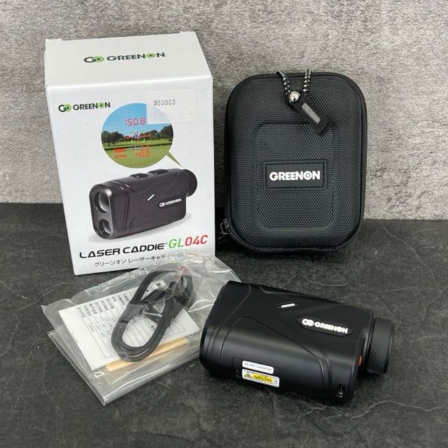 GREENON LASER CADDIE GL04 中古 グリーンキャディ レーザー距離計 赤緑2カラーOLED搭載 GreenOn LASER CADDIE GL04