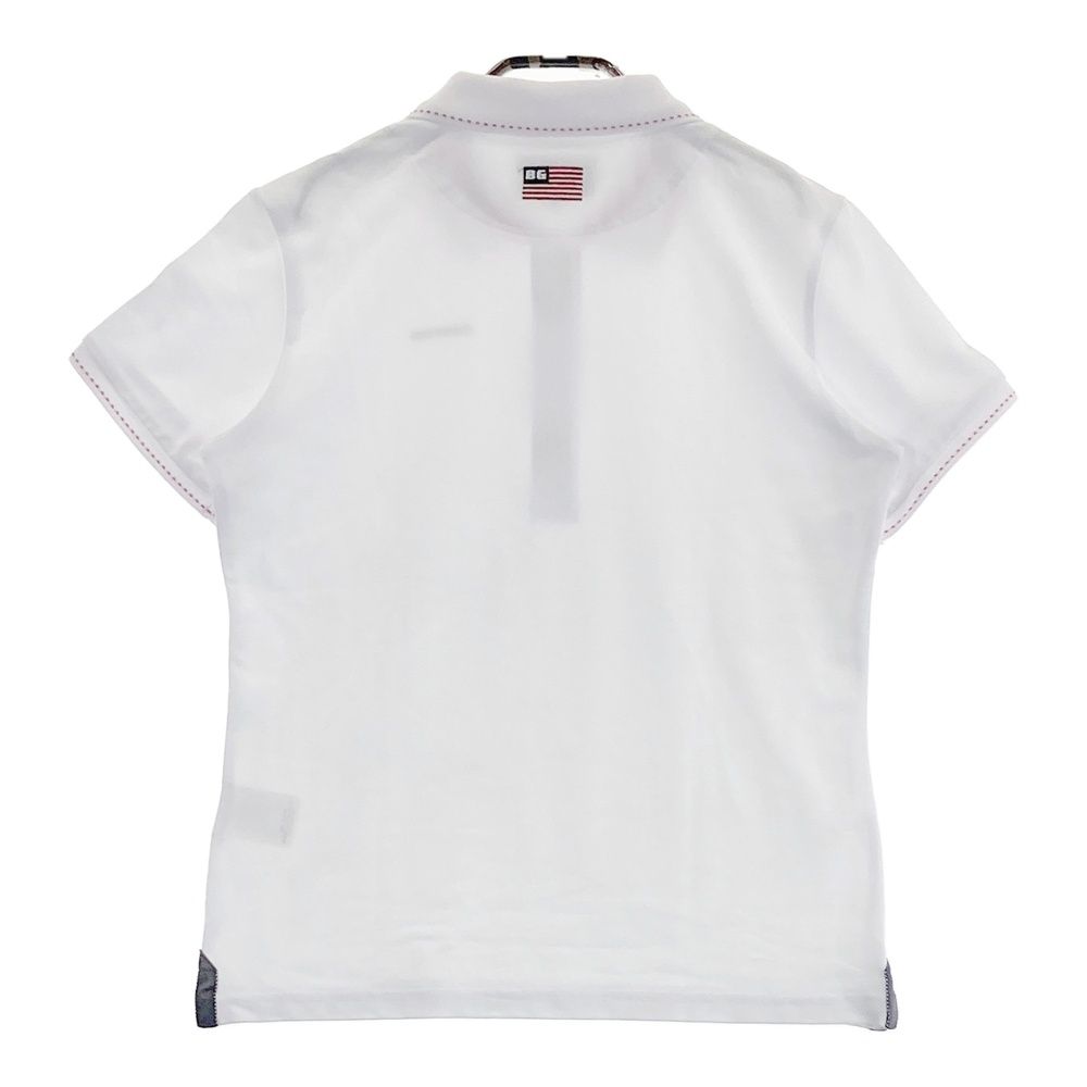 BRIEFING ポロシャツ ホワイト ブリーフィング 半袖 サイズ：M