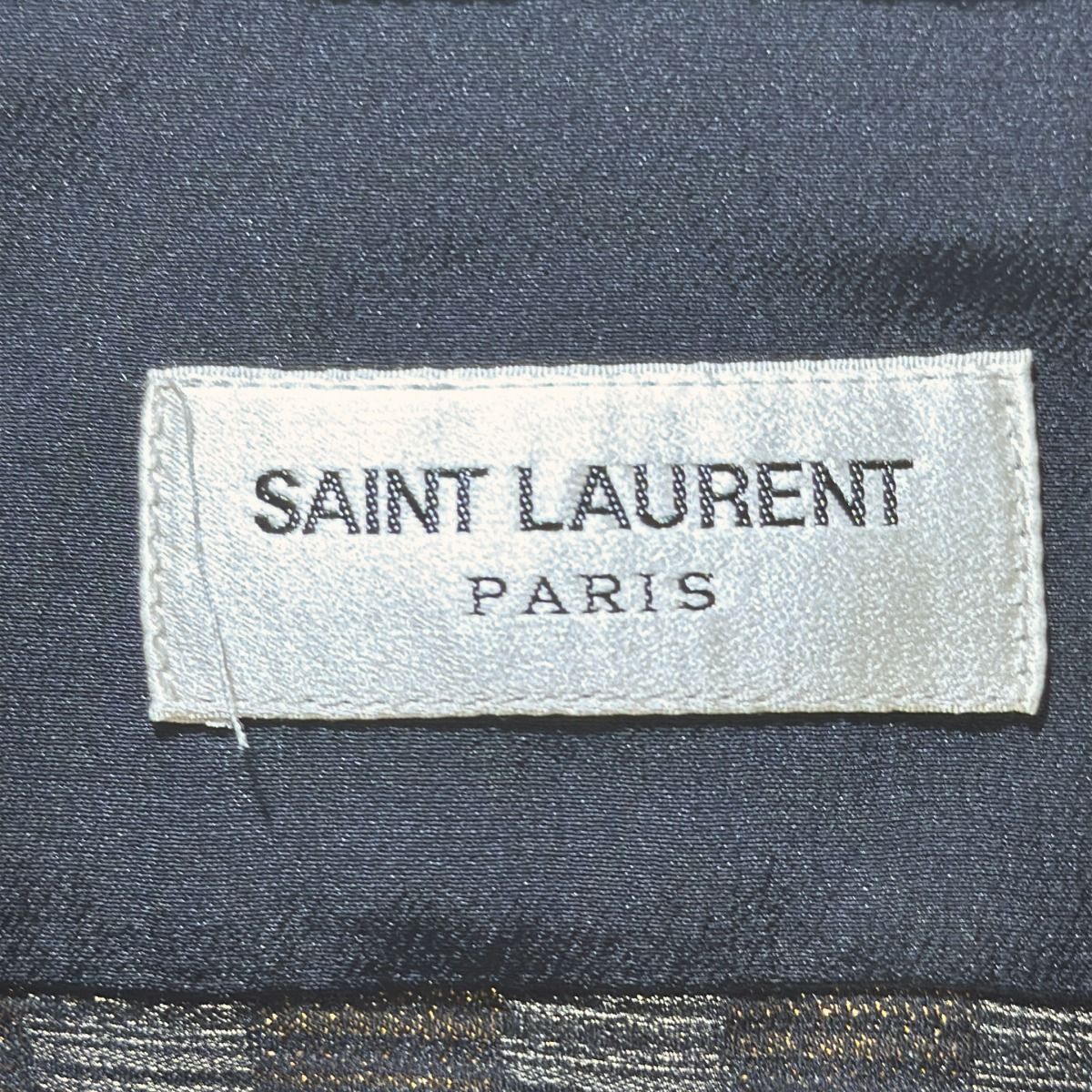 SAINT LAURENT PARIS サンローラン パリ 20SS gold striped shirt