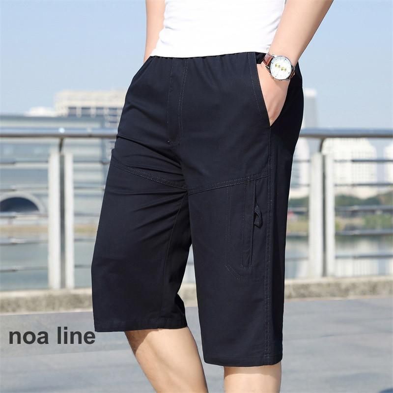 ハーフパンツ メンズ 七分丈パンツ 7分丈 クロップドパンツ カーゴパンツ 膝下 ショートパンツ イージーパンツ 夏用 速乾 カジュアル シンプル
