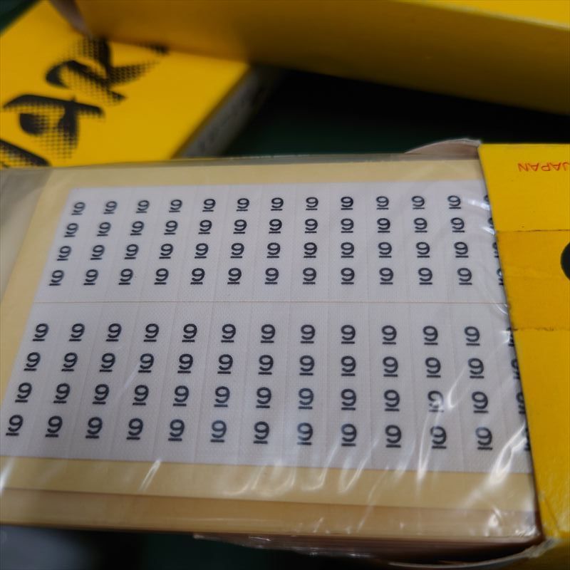 KTD-100 配線標示材 数字9 KCC商会 50枚