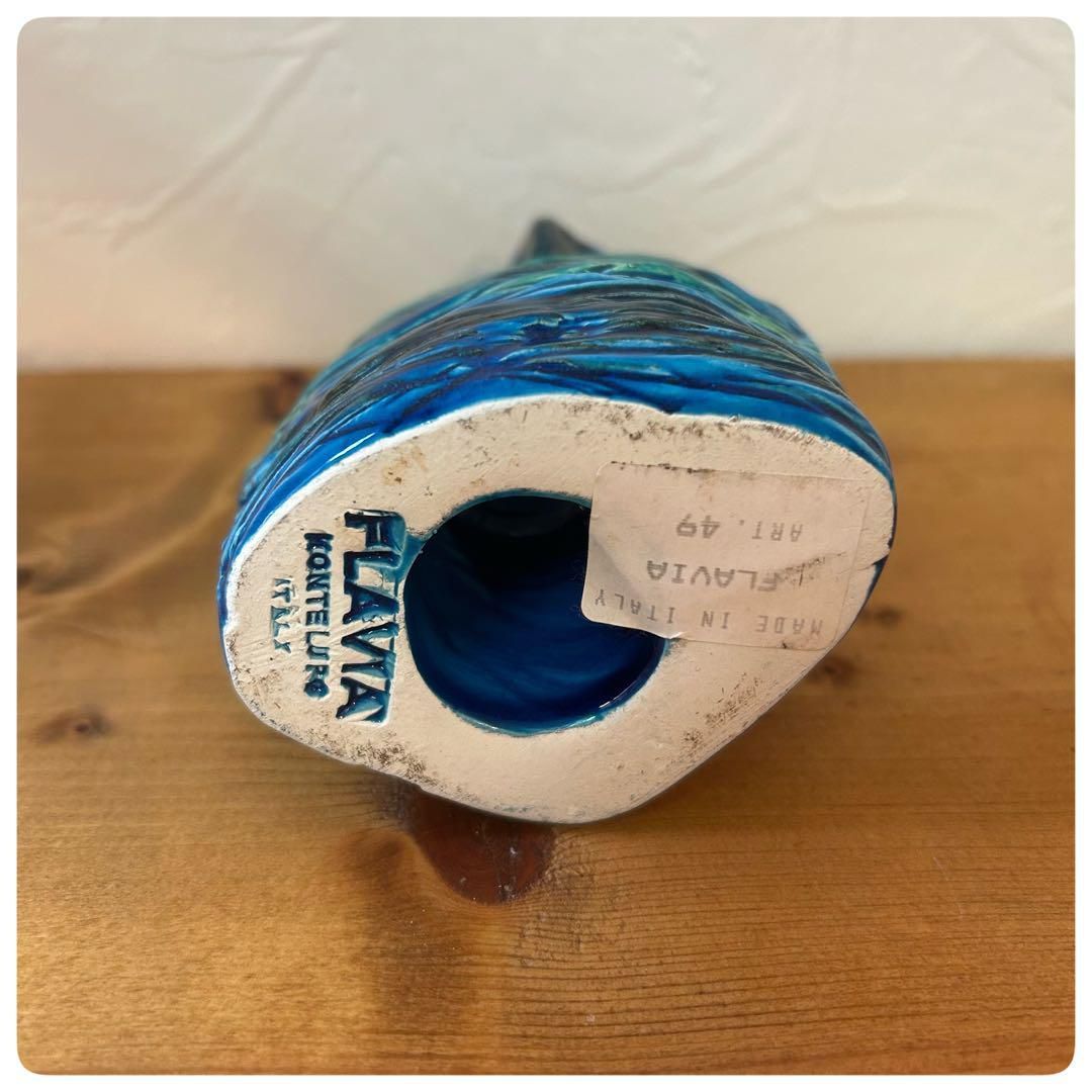 刻印ありFLAVIA フラヴィアビトッシMONTELUPO ふくろうイタリア 刻印ありFLAVIA フラヴィアビトッシMONTELUPO ふくろうイタリア