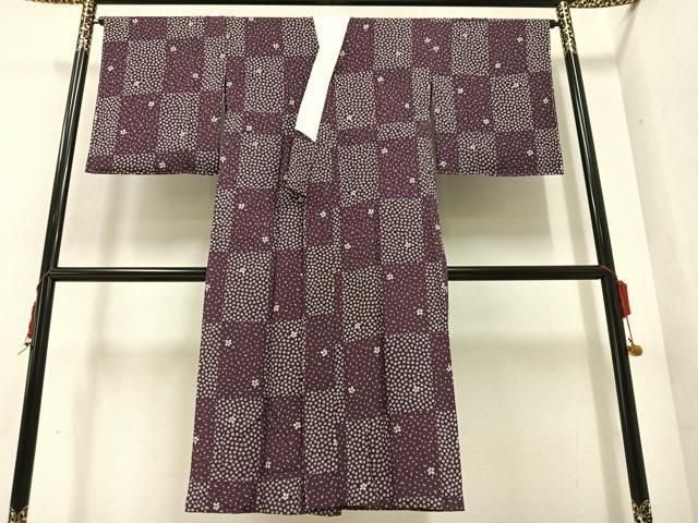 ☆専用☆正絹 着物 袖無双“起こりそうな虹色の桜♪”長襦袢 I-50 平和屋着物○長襦袢 無双仕立て 舞桜文 やまと誂製 正絹 逸品