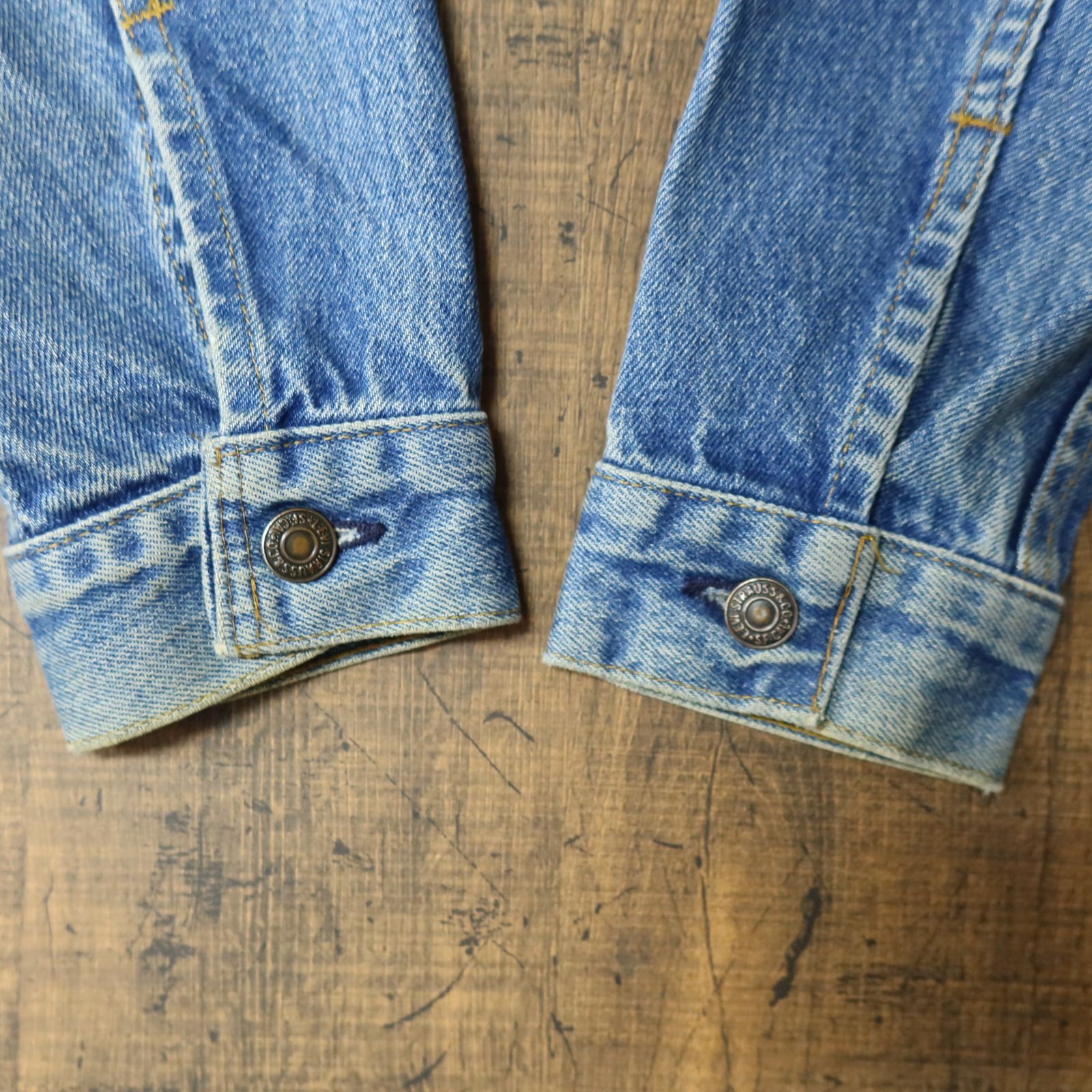 90s Vintage US古着☆Levi's リーバイス 70506 ペイント Gジャン