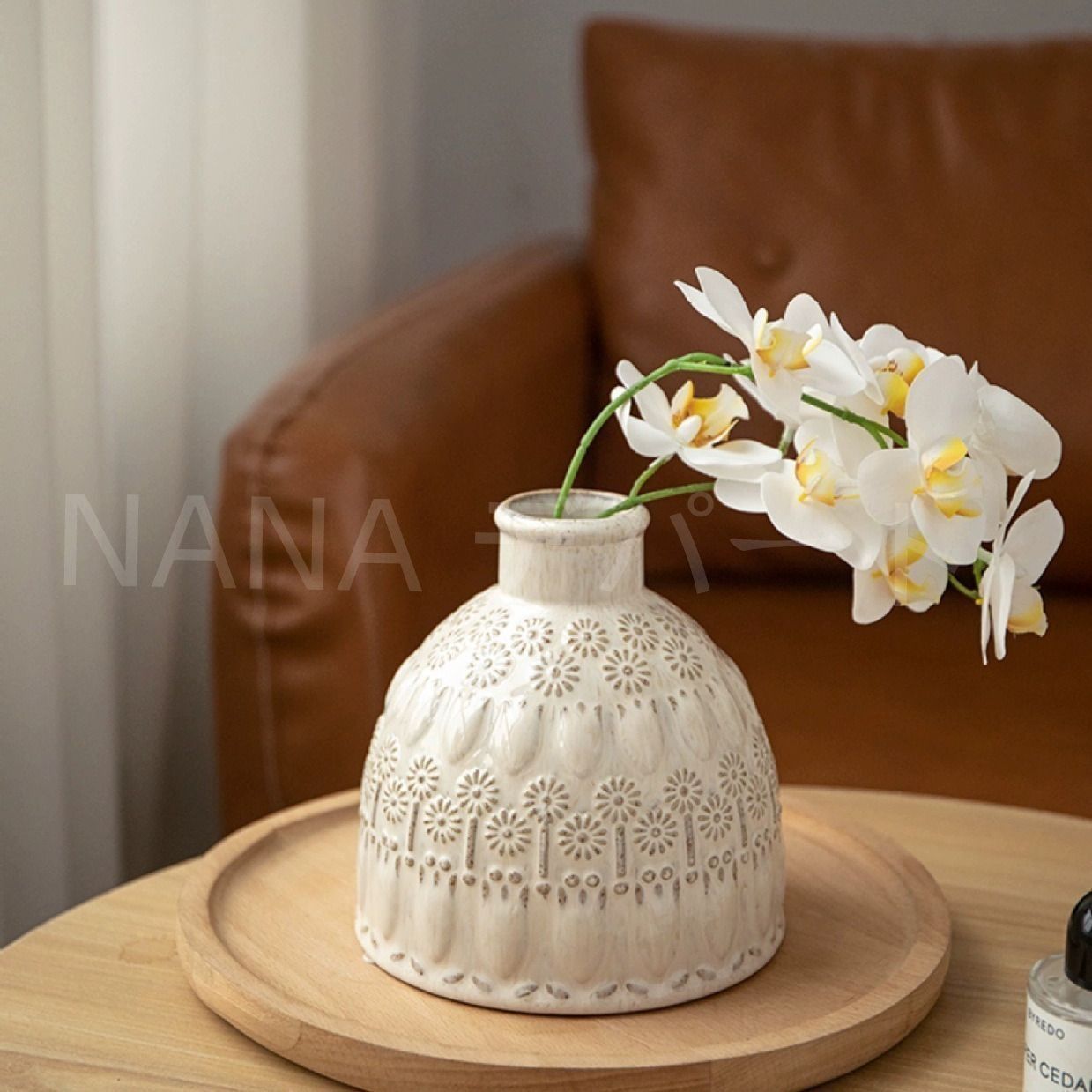 みゆき⁇ 花器 花瓶 フラワーベース 置物 オブジェ 陶器 モダン ３点 レトロ 新品?未使用】 フラワーベース 花瓶 花器 一輪挿し セラミック