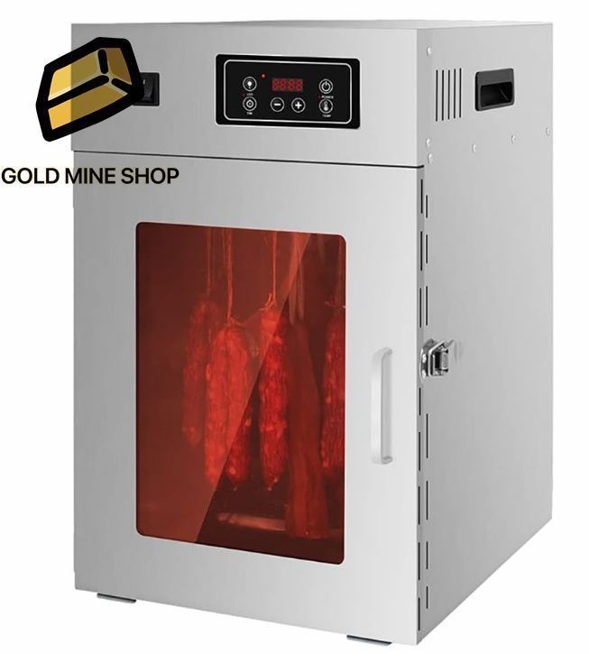 回転ソーセージベーコンチキンアヒル魚牛肉乾燥機24時間デジタルタイマー付き ステンレス鋼13kg食