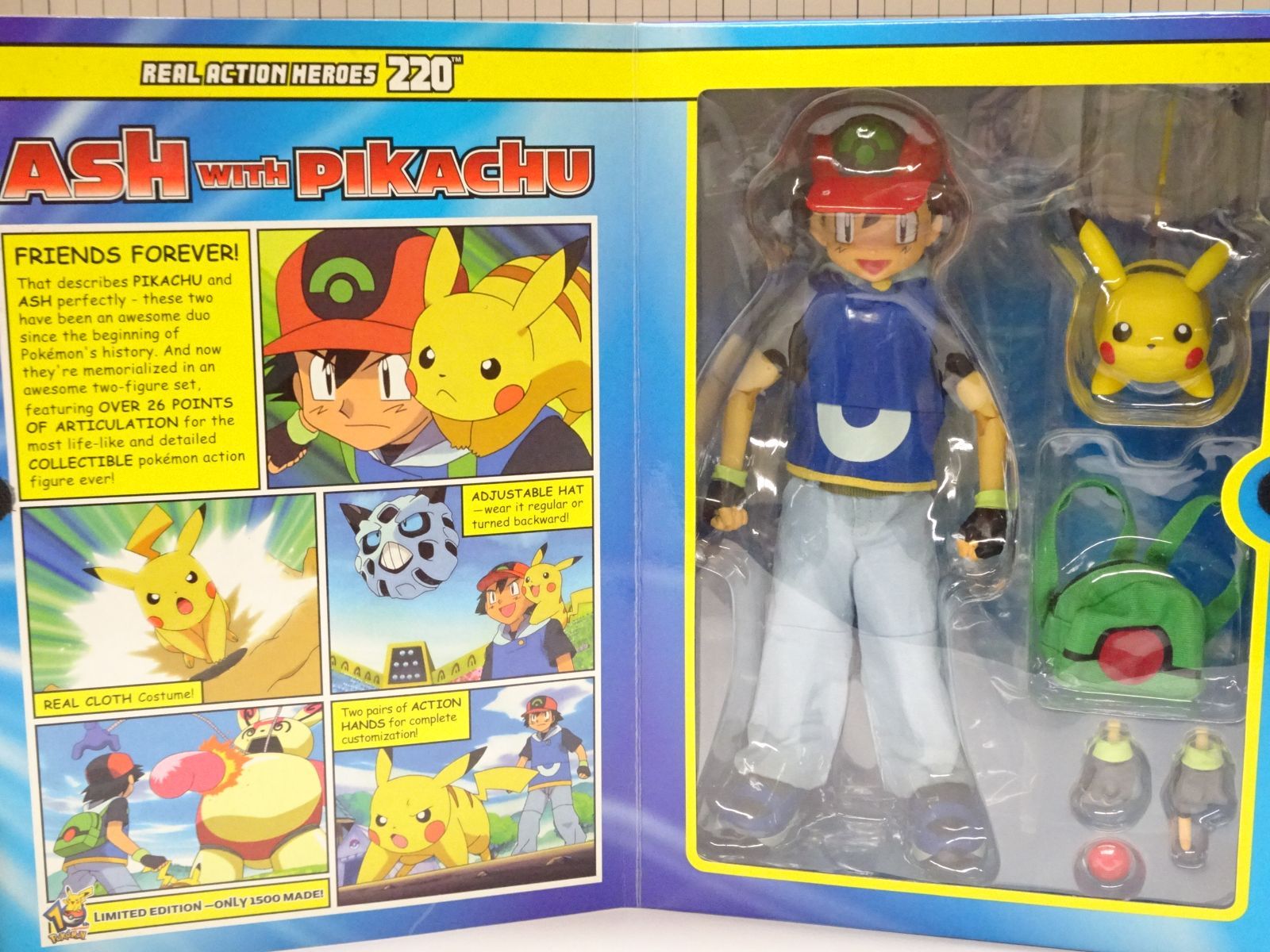 MEDICOM RAH 220 ポケットモンスター サトシ（ASH）＆ピカチュウ RAH220 ASH with PIKCHU (サトシとピカチュウ)