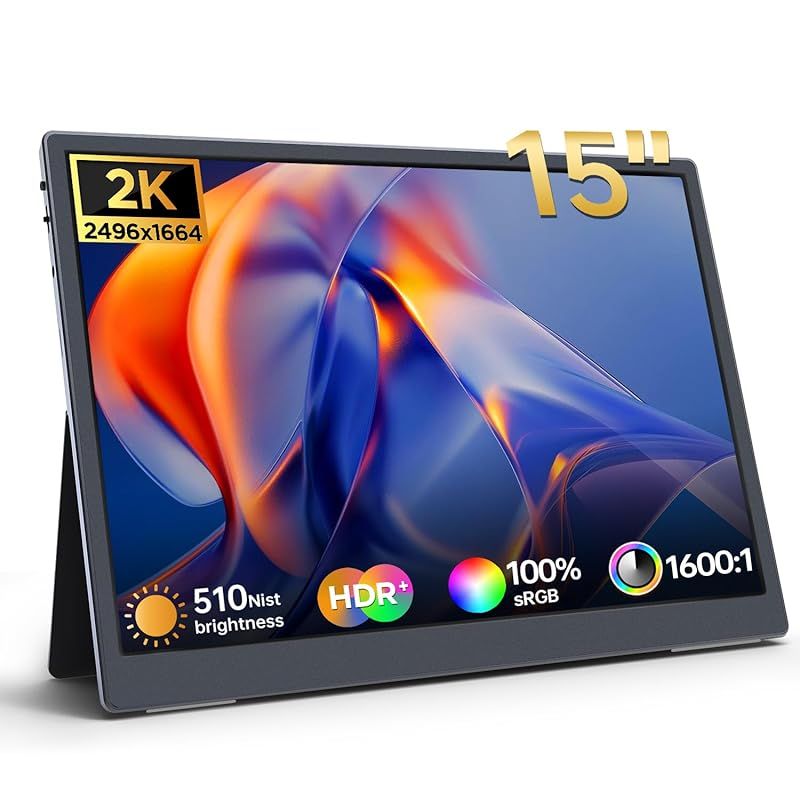 新着商品】HAILESI モバイルモニター 15インチ 2496*1664 3:2画面比