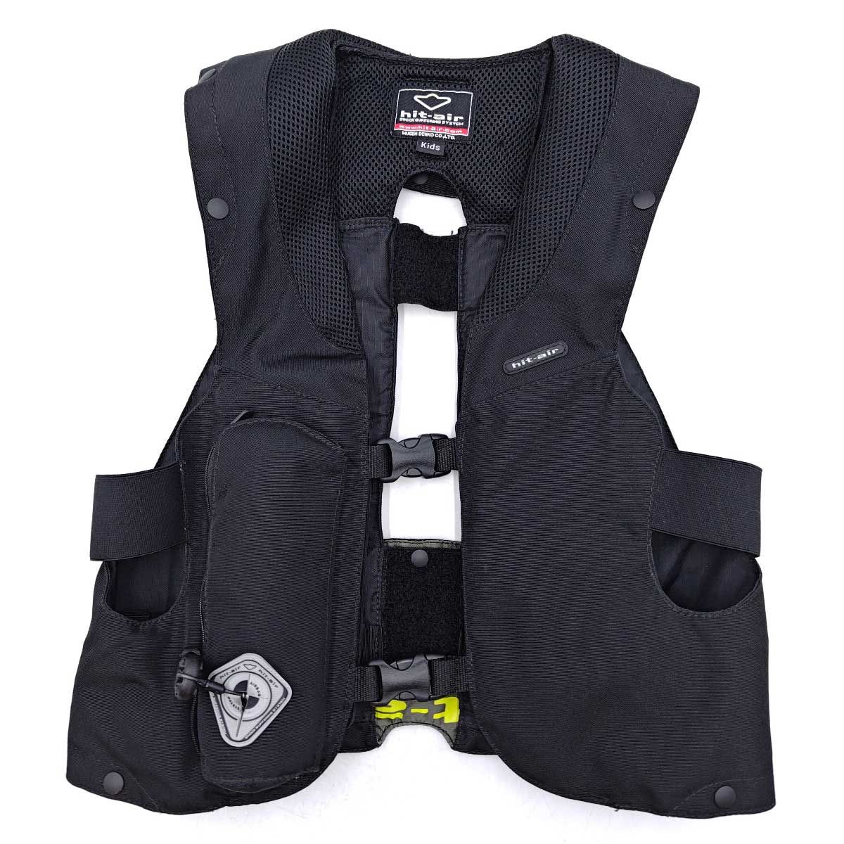 ヒットエアー エアバッグベスト SKV M-XL 130-160 ブラック キッズ hit-air