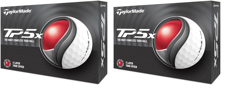 テーラーメイド TAYLOR MADE TMJ24 TP5x JPN 12個入り ティーピーファイブ エックス ゴルフボール 2025年モデル ホワイト × 2 ホワイト 2ダース TP5x