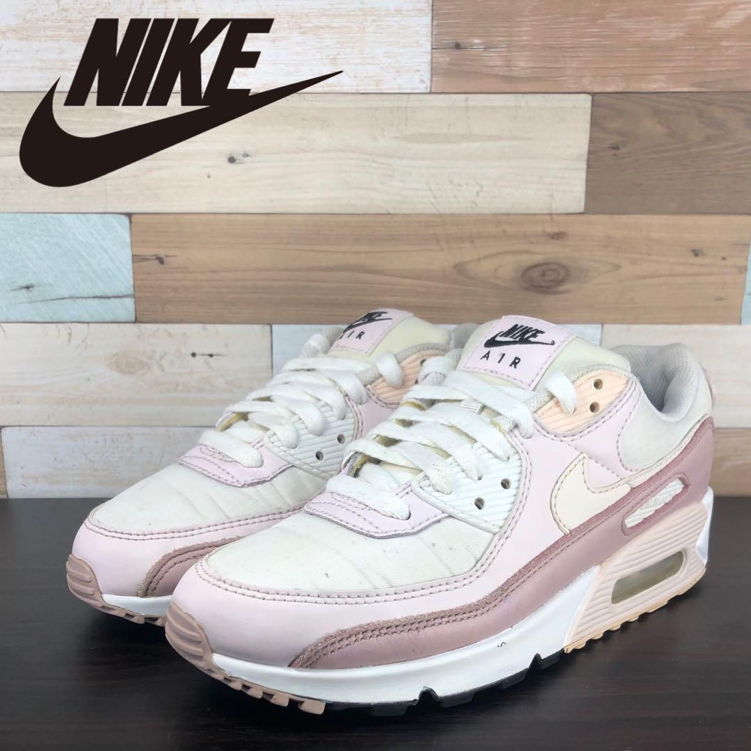 NIKE エアマックス90 ホワイト ピンク 新品　24.5センチ ナイキ エア マックス 90 LV8 ウィメンズシューズ / Nike Air