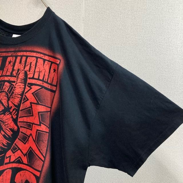 ROCKLAHOMA音楽フェスTシャツ音楽ロックラホマ大きいサイズ両面バンド 