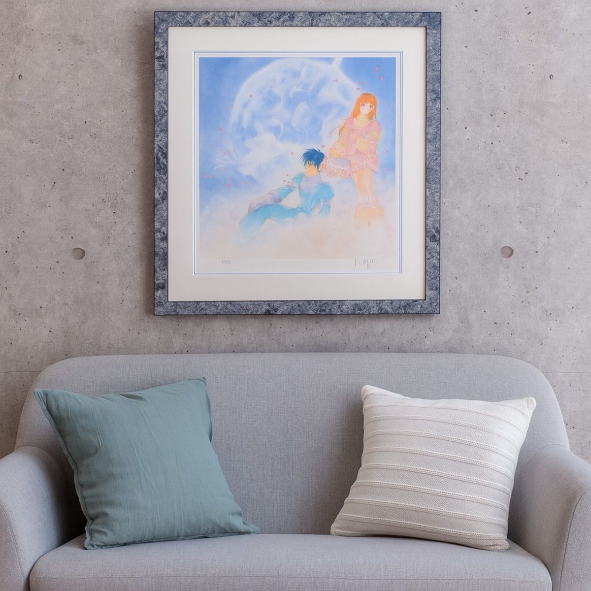 いのまたむつみ】 「ムーンライトソナタ」 版画 アールジュネス