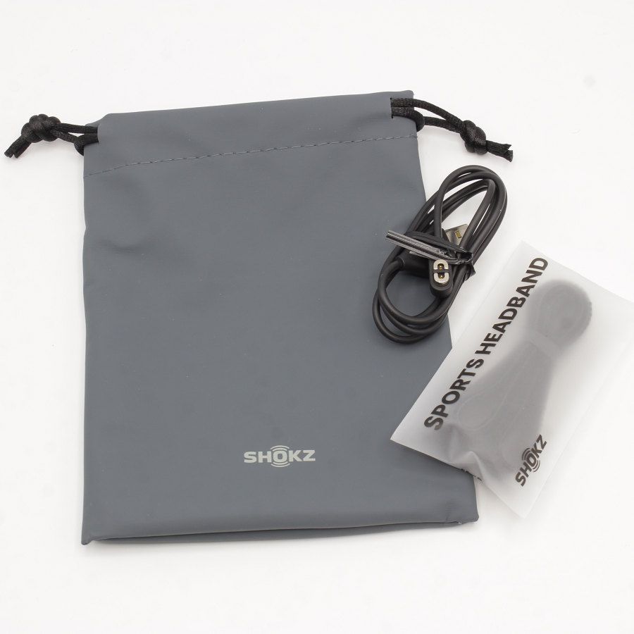 美品】Shokz OpenRun SKZ-EP-000004 S803 ルナグレー 骨伝導