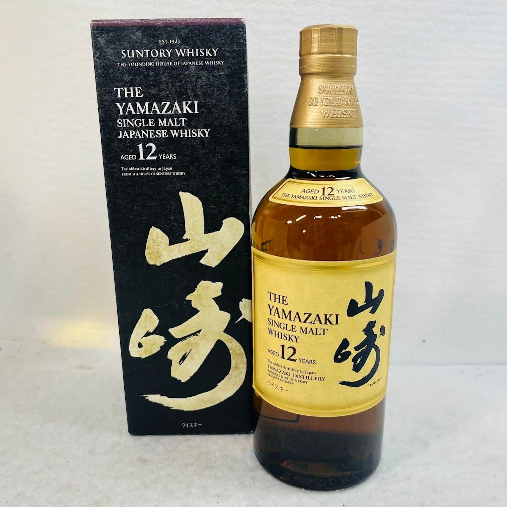 未成年の飲酒は法律で禁じられています Yamazaki シングルモルトウイスキー 山崎12年 700ml 箱入り