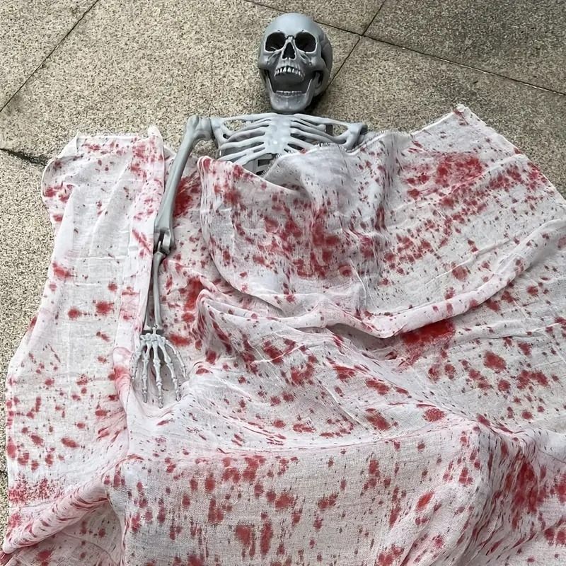 【現品限り一斉値下げ】 ガーデンオブジェ 特大 スカル ハロウィン 骨関節可動式 頭部 首 取り外し 面白い 楽しい レトロ アンティーク風 ポップ インテリア 北欧 屋外 ハロウィン 飾り 装飾 雑貨 バー パーティー ディスプレイ クリスマス アーティフィシャル 165cm 新作大登場！！