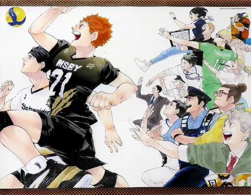 ハイキュー!!』フルカラーBIGアートボード (45巻表紙/烏野高校