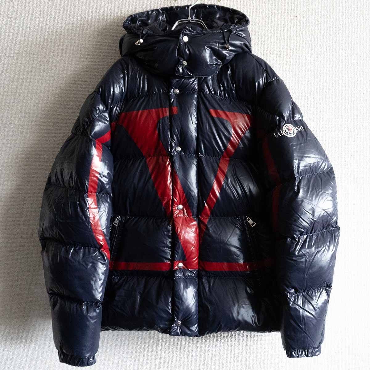 【超安い】 最高級/希少サイズ】MONCLER【×VALENTINO Vロゴ ダウン ジャケット・アウター