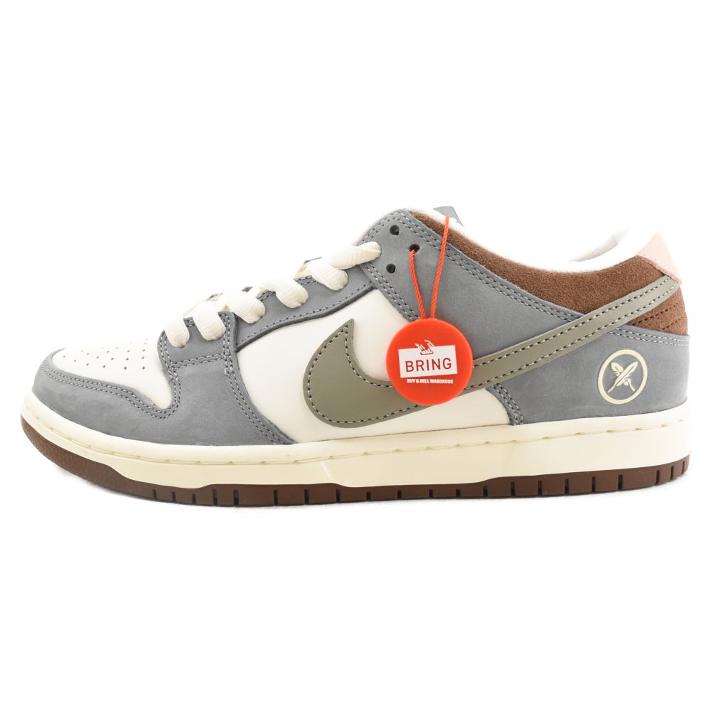 NIKE SB (ナイキエスビー) ×Yuto Horigome SB DUNK LOW Pro QS×堀米 雄斗 エスビーダンクーロープロ クイックストライク ローカットスニーカー グレー US8.5/26.5cm FQ1180-001