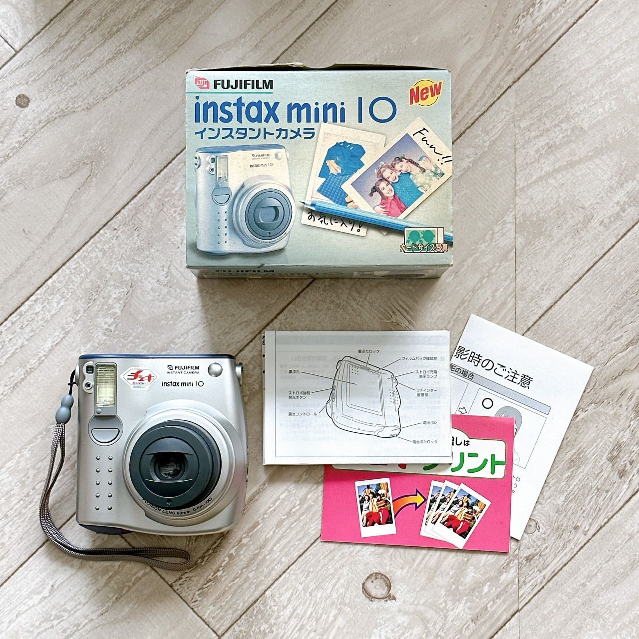 実写済み❁ FUJIFILM instax 幅広 mini 10 初代チェキ