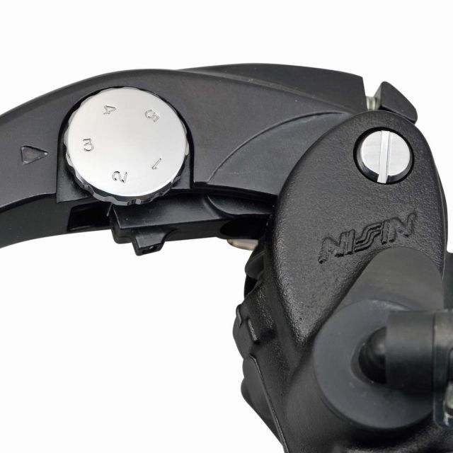 デイトナ Daytona NISSIN ニッシン バイク用 ラジアル クラッチマスターシリンダー 縦型 φ19 横型 14mm相当 ブラックボディ|ブラックレバー スモークタンク 95658