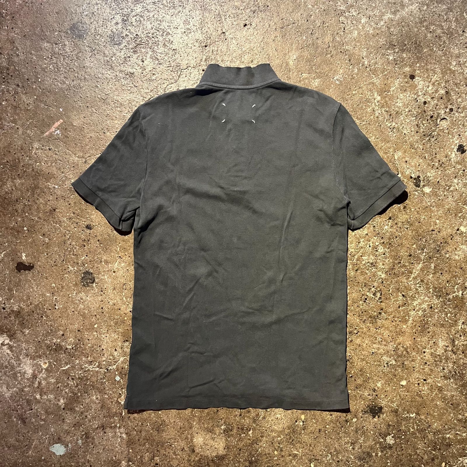 メンズ Maison Margiela マルジェラ ダメージ加工ポロシャツ