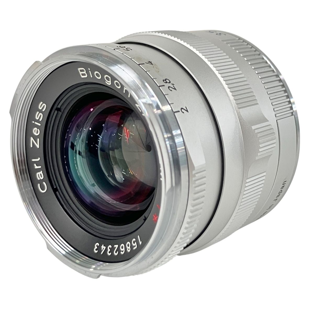 Carl Zeiss Biogon T* 35mm F2 ZM レンズ UV フィルター付 シルバー 良好 Y10107523