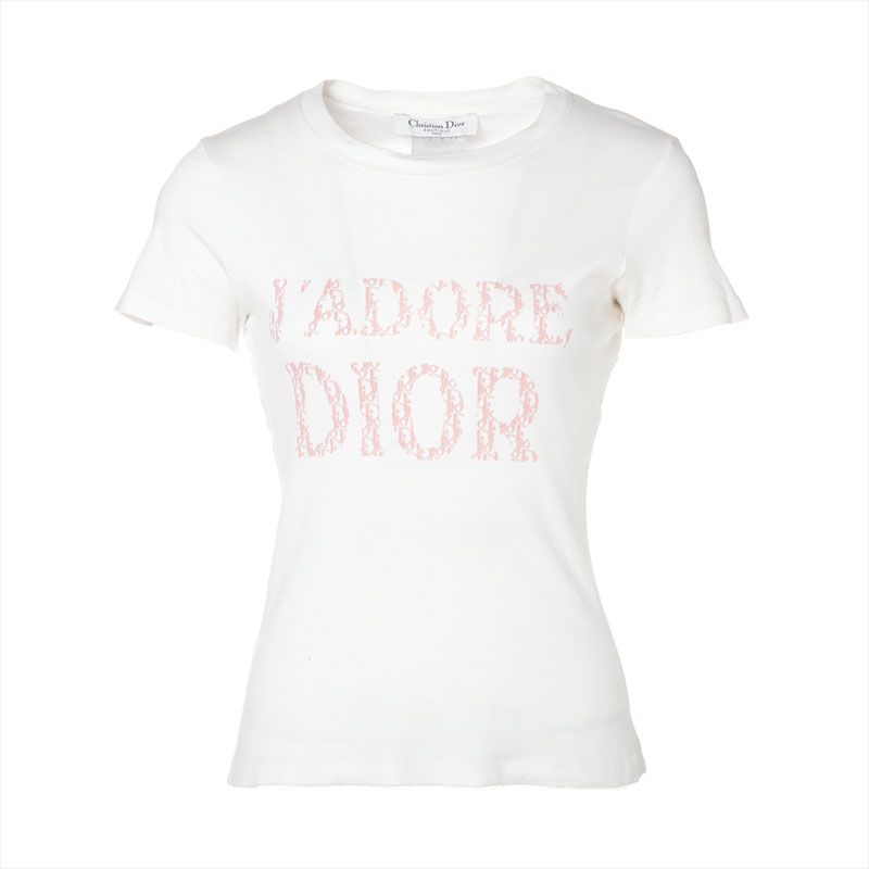 Christian Dior クリスチャンディオール 半袖Ｔシャツ コットン トロッター 2004 42 J´ADORE