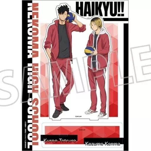 [Used] Acrylic Stand/Acrylic Panel Solitary Nail Polish & Kuroo Tetsuro Acrylic Stand “Haikyu!!”