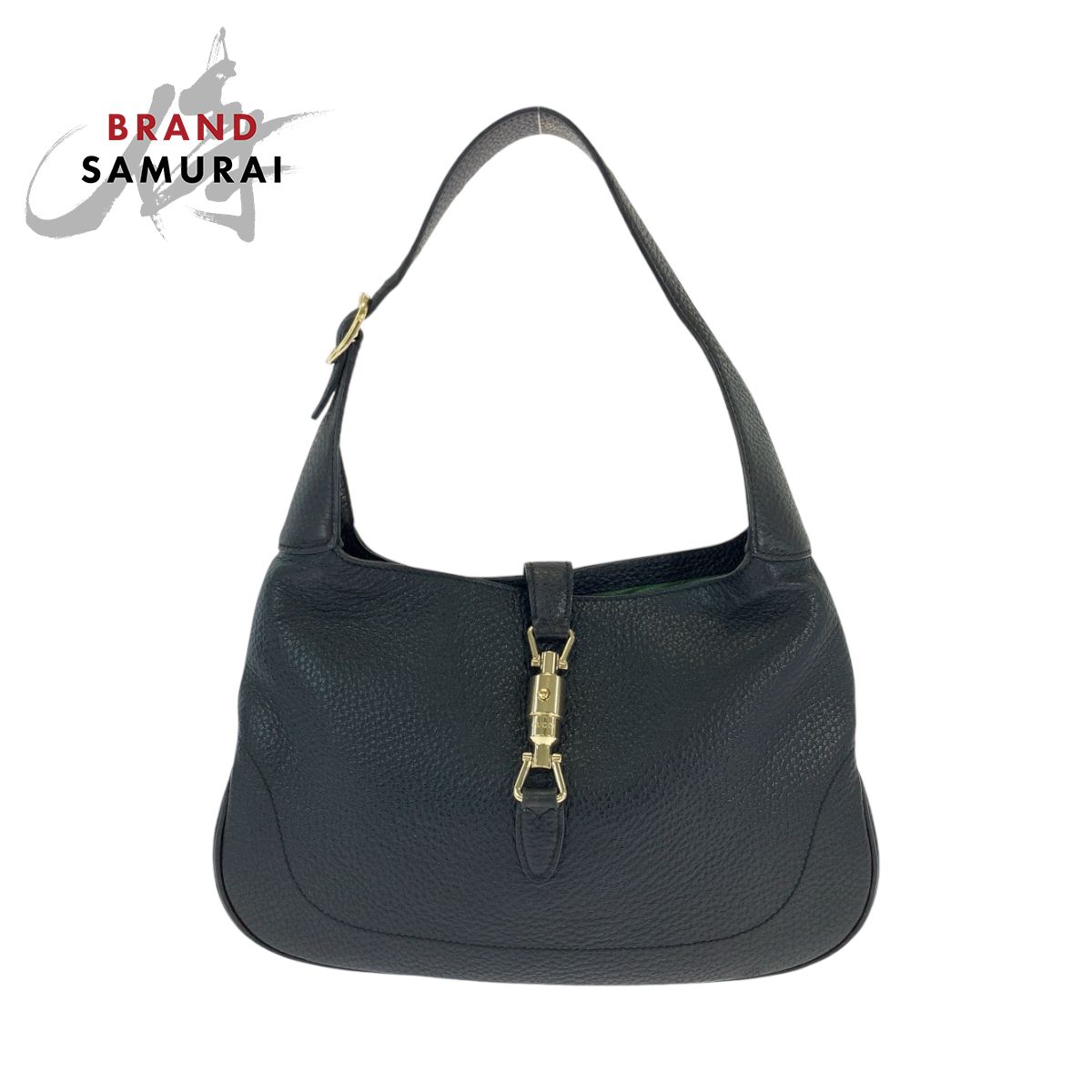 美品 GUCCI グッチ ジャッキー ブラック 黒 シルバー金具 GG