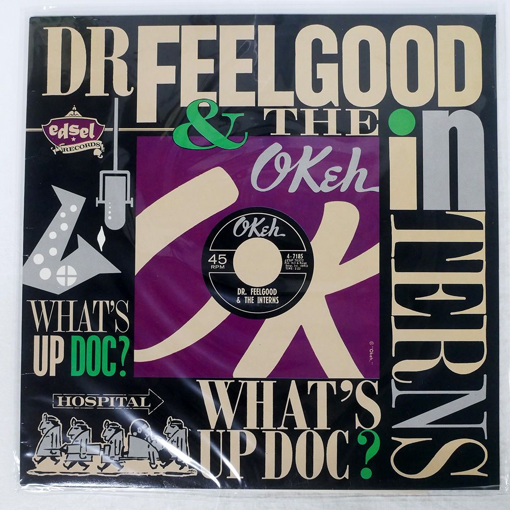 英 UK盤 DR. FEELGOOD & THE INTERNS/WHAT'S UP DOC/EDSEL ED122
