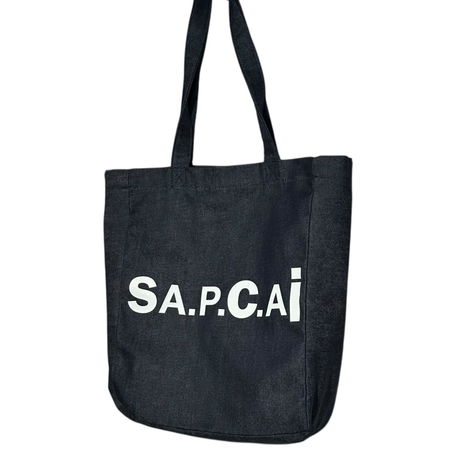 sacai × A.P.C.(サカイ × アーペーセー) Denim Logo Tote Bag