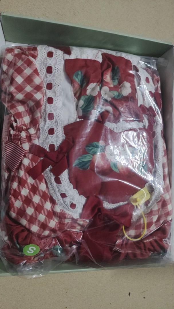 水色×赤リボン